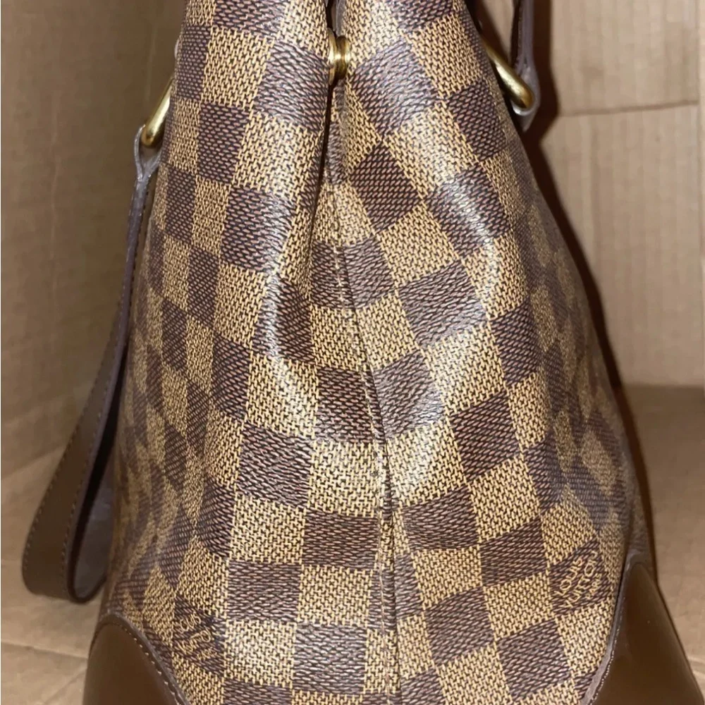 Slightly used  Louis Vuitton Damier Hampstead PM Tote bag N51205 Ladies Ebene - Picture 3 of 8